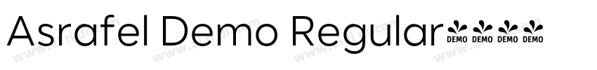 Asrafel Demo Regular字体转换